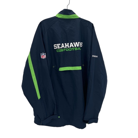 Seahawk Reebok NFL On Field men’s lightweight jacket - Picture 5 of 11
